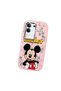 Vivo Y29 Compatible Case Camera Protector Pink Silicone Couple Phone Case with Character Pattern - 3
