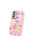 Samsung Galaxy A33 Compatible Case Camera Protector Pink Silicone Couple Phone Case with Bear Pattern - 3