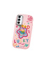 Samsung Galaxy A14 Compatible Case Camera Protector Pink Silicone Couple Phone Case Heart Pattern - 3