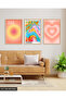 Aura Angel No 3 Piece Wooden Framed Painting Act - 3