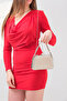 Gold Honeycomb Snake Chain Strap Hand Shoulder Evening Dress Wedding Evening Bag - 5