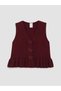Floral Buttoned Girls' Knitwear Set (W6) - 2