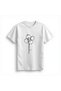 Women's Minimalist Floral Pattern Printed Short Sleeve Relaxed Fit Cotton T-Shirt Casual Modern Stylish Elegant - 2