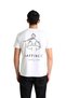 Men's Family Values Themed Happiness Message Printed Relaxed Fit Short Sleeve T-Shirt Casual Modern