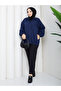 Rubber Detailed Front Patched Hijab Jacket Rc3137