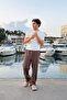 Elastic Waist Linen Trousers - 5