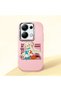 Redmi Note 13 Pro 4g Compatible Shock-Absorbing Camera Protected Pink Silicone Case
