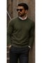Men's Daily Trend Crew Neck Red Green Knitwear Sweater - 3