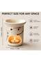 Ceramic Essential Oil Burner & Wax Melt Warmer – Multi-Functional Aromatherapy Diffuser with Tealight Candle Holder for Home, Bedroom, Office & Spa Décor - 3