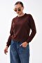 Women's Bow Embroidered Two-Thread Sweatshirt 255326 - 265044