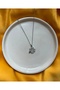 Necklace 316L Steel Clover Necklace Steel Women's Necklace Four-Leaf Lucky Necklace with Stones, Silver Color Steel Necklace, 316L Steel Necklace, Silver Color Necklace, Clover Necklace, Stone Necklace, Lucky Necklace, Four-Leaf Necklace - 7