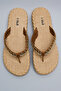 Embroidered Strap Flip-Flops - 5