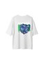 Men's Oversize Graphic Printed T-Shirt Futuristic Robot Design Short Sleeve Relaxed Fit Casual Modern - 2