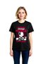 Women's Nurse Printed Short Sleeve T-Shirt with Drug-Free Warning Message Relaxed Fit Casual Wear Modern Stylish