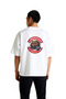 Men's Oversize Motorcycle Club Printed Short Sleeve T-Shirt Relaxed Fit Casual Wear Modern Stylish Elegant