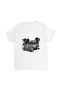 Vintage Beetle Car Tooth Smoke Printed Men's T-Shirt - 2
