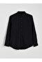 Regular Fit Long Sleeve Poplin Men's Shirt - 7