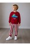 Boys' Autumn Cotton Car Dinosaur Sweatshirt with Pants Set 3-10 Years