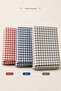 Duck Fabric Gray Gingham Table Picnic Cover Stain-Resistant Multi-Purpose Rectangular Square Tablecloth - 7