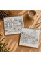 Coloring Book / Mini Patisserie Painting / for Children and Adults / 21X21 cm / 20 Pages - 3