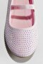 Glittery ballet pumps