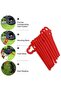 100-pack red plastic trimming blades for cordless trimmers. - 4