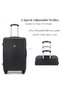 4-Piece ABS Hard Shell Luggage Set for Family, 20/24/28/32 Inch, TSA-Approved Lock, 360° Silent Spinner Wheels, 3-Level Adjustable Handle, Unisex for Men Women - 4