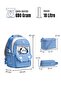 Relaxi̇on 1940 Triple Set Primary School Bag with Pen Holder and Lunch Bag Blue - 7