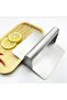 Square meat patty mold, stainless steel, suitable for grilled burgers, silver. - 3