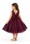 Girl's French Lace and Sequin Detail Skirt Fluffy Wedding, Prom, Graduation, Birthday Dress - 2