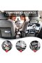 Car Backseat Organizer, Car Back Seat Protector, New 2024 Panda Leather Material with Drink Cup Hold - 5