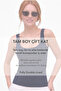Women's Navy Blue Scoop Neck Full Length Double Layer Modal Cotton Strappy Basic Bodysuit - 2