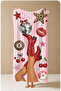 Pop Art Disco Cherry Lip Heels Patterned 70X150 Beach Towel - Digital Printed Bath Towel - 4