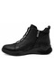 Pege Genuine Leather Non-Slip Sole Orthopedic Women's Boots Black - 4