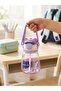 600 ml Children's Water Bottle with Straw |   Lockable Lid and Stickered Water Bottle - 5