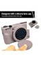 حافظة كاميرا للكاميرا الرقمية Canon Powershot G7 X Mark III، غطاء حماية من السيليكون الناعم مع غطاء قابل للطي - 3