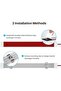 شريط إضاءة داخلي LED، 108 مصباح LED، 1100 لومن، 8 واط، تيار مستمر 12 فولت، مع مفتاح تشغيل/إيقاف، للاستخدام في الأماكن المغلقة - 2