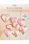 Rose Gold Hen Party Balloons Bundle - 3