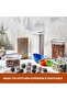 24 Pack Airtight Food Storage Container Set - BPA Free Clear Plastic Kitchen and Pantry Orga - 3