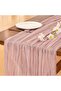 Socomi Cheesecloth Table Runner 10ft Gauze Boho Rustic Dusty Pink Cheese Cloth Table Runner for Baby