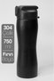 750 ml 304 Stainless Steel Thermos Flask Keeps Hot and Cold with Leak-Proof Lid Bpa-Free Black - 8