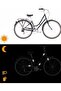 2 black round+strip reflectors. - 3