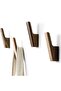 Hooks hooks wooden Wall light Dark Four-Piece walnut gray coat hats wallets backpacks handbags coats Modern country style practical beautiful