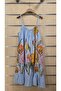 Short Italian Dress with Rope Straps, Muslin Woven, 100% Cotton - 6