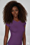 Women's Short Sleeve Crew Neck Elastane Blouse - 6