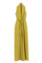 Oil Green Crepe Fabric Tied Premium Jumpsuit - 6