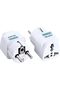 URBANNX [2 Piece] Plug Converter, Travel Adapter, Universal Socket Travel Adaptor E/F, Adaptor