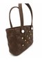 Women's Quilted Pattern Eva Material Water Resistant Large Tote Bag with Decorative Accessories - 3