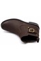 Ames Genuine Leather Non-Slip Sole Orthopedic Women's Boots Brown - 5