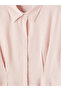 Lcw Modest Pink Modal Blended Pleated Women's Shirt Tunic - 6